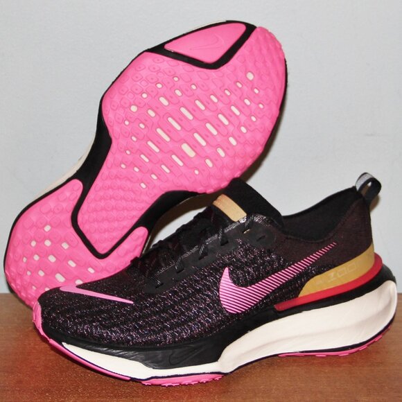 Nike ZoomX Invincible Run 3 Running Shoes Womens 9.5 Earth Pink - Picture 1 of 6
